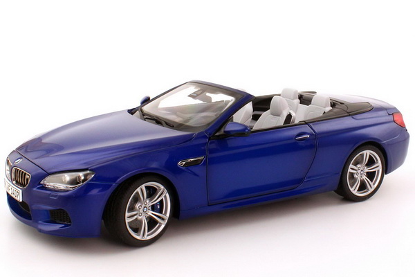 Модель 1:18 BMW M6 Cabrio (F12) - San-marino Blue