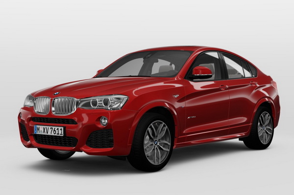 Модель 1:18 BMW X4 (F26) - red