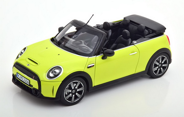 mini cooper s convertible - yellow 80435A21538 Модель 1:18