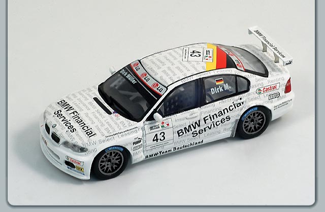 Модель 1:43 BMW 320 №43 WTTC (Dirk Muller)