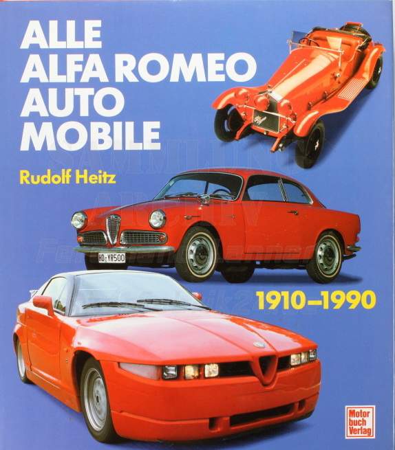 alle alfa romeo automobile 1910-1990 (rudolf heitz) B-2043 Модель 1:1