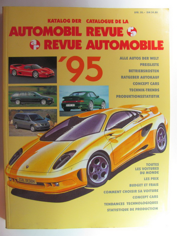 Модель 1:1 Katalognummer der Automobil Revue (каталог)
