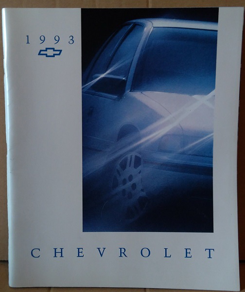 Chevrolet Model Range Full Line Brochure 96 Pages (рекламный буклет) B-2050 Модель 1:1