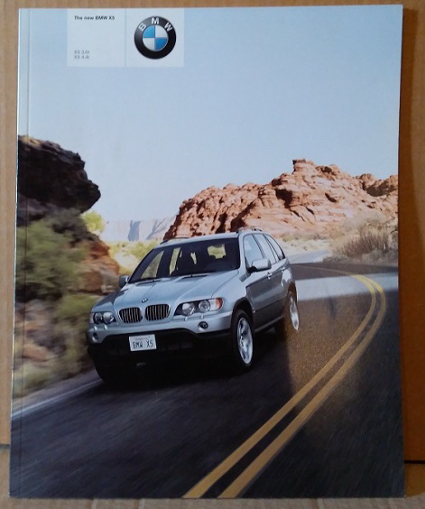 Модель 1:1 BMW X5 (рекламный проспект)
