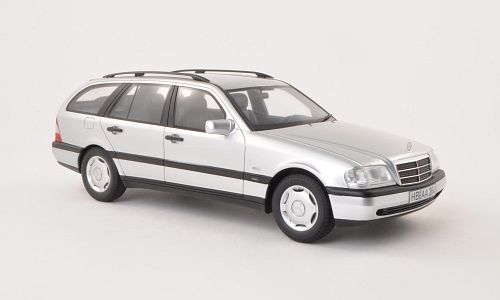 Модель 1:18 Mercedes-Benz C 220 T (S202) - silver (L.E.1000pcs)