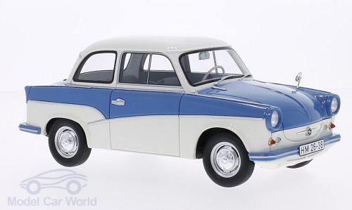 Модель 1:18 Trabant P50 - blue/white
