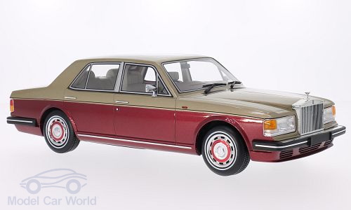 Модель 1:18 Rolls-Royce Silver Spirit (RHD) - beige met/red met (L.E.1000pcs)