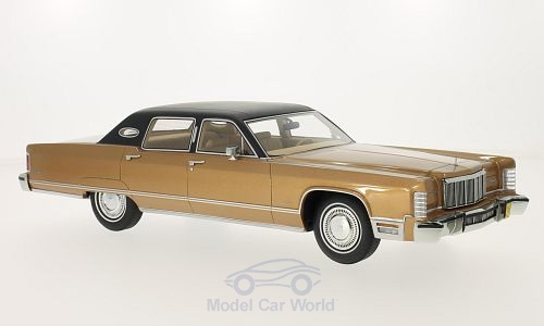 lincoln continental sedan - brown met/black BOS18216 Модель 1:18