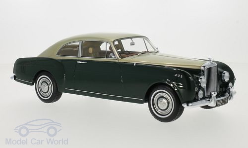 Модель 1:18 Bentley S1 Continental Mulliner Sports Saloon RHD - dark green/gold (L.E.1000pcs)