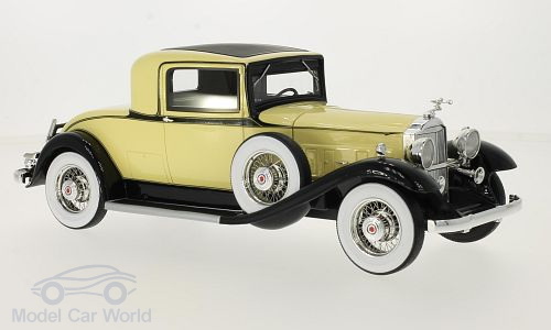 Модель 1:18 Packard 902 Standard Eight Coupe - yellow/black (L.E.1000pcs)