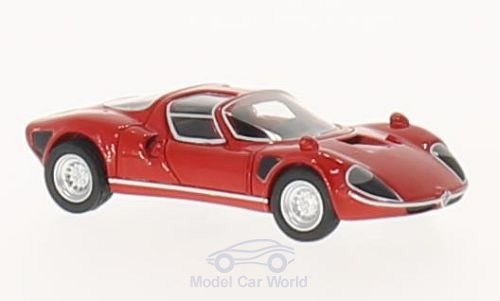 Alfa Romeo Tipo 33 Stradale - dark red 213688 Модель 1:87