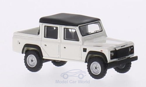 land rover defender 110 double cab pickup (rhd) - white 213687 Модель 1:87