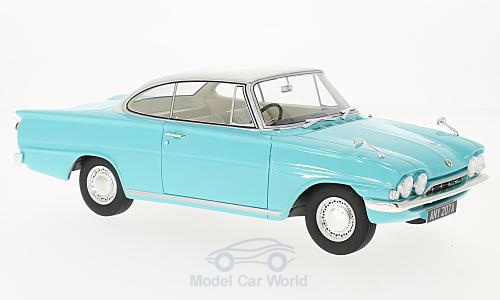 Модель 1:18 Ford Consul Capri 116E GT - turquioise/white RHD 1963