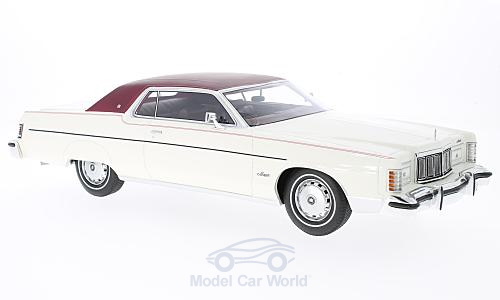 Модель 1:18 Mercury Marquis (2-door) Hardtop Coupe - white/dark red