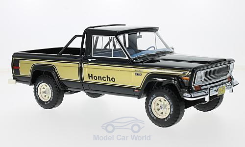 Модель 1:18 Jeep J10 Honcho - black/gold 1976