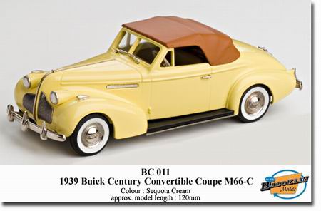 Модель 1:43 Buick Century Convertible Coupe M-66C - sequoia cream