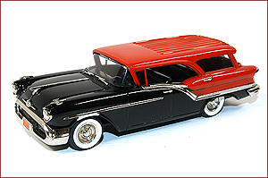 oldsmobile super 88 fiesta station wagon / festival red/onyx black BRK121B Модель 1:43
