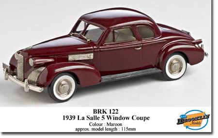Модель 1:43 LaSalle 5-window Coupe - maroon