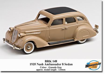 nash ambassador 8 sedan BRK148 Модель 1:43