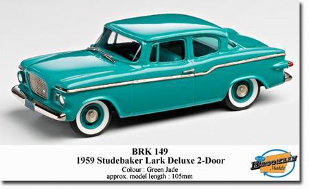 studebaker lark deluxe 2-door - green jade BRK149 Модель 1:43