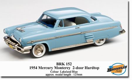 mercury monterey 2-door hardtop - lakeland blue BRK152 Модель 1:43