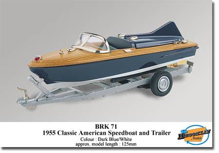 american speed boat BRK71 Модель 1:43