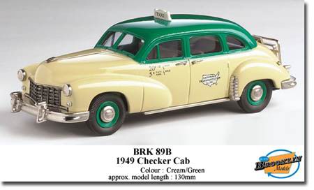 checker taxi cab BRK89B Модель 1:43