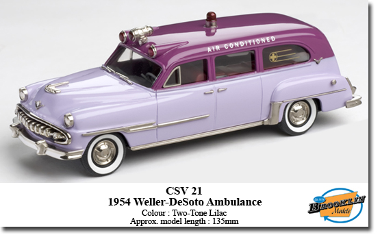 Модель 1:43 Weller-De Soto Ambulance