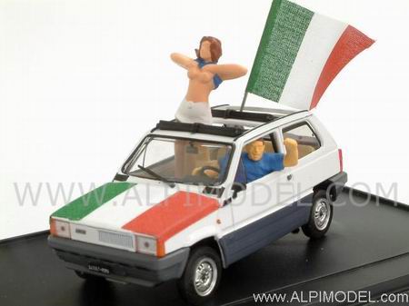 fiat panda 45 tetto apribile (1981) italia campioni del mondo 2006 AS42 Модель 1:43