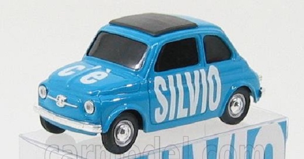 FIAT 500 Election-day 2008 - Aprile 2008 - Silvio, Light Blue