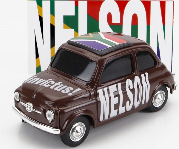 FIAT 500 Nelson Invictus!, Brown BR048 Модель 1:43