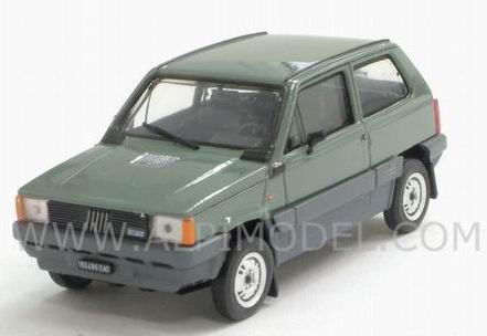 fiat panda 4x4 (verde alpi)(with transmission details) BR441-01 Модель 1:43