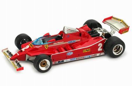 Модель 1:43 Ferrari 126C Test Imola (Gilles Villeneuve) (1st Ferrari Turbo engine)