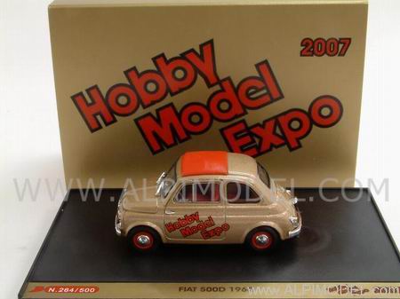 fiat 500 d «hobby model expo 2007» 50th anniversary fiat 500 BS0717 Модель 1:43