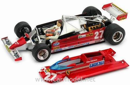 Модель 1:43 Ferrari 126 CK №27 (Gilles Villeneuve)
