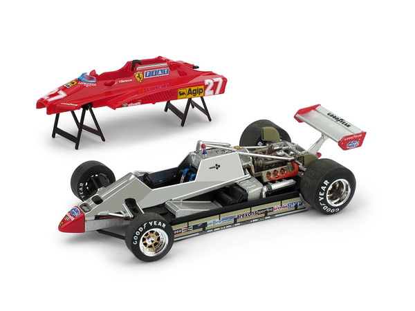 Модель 1:43 Ferrari 126 C2 turbo №27 2nd GP San Marino (Gilles Villeneuve) (L.E.500pcs)