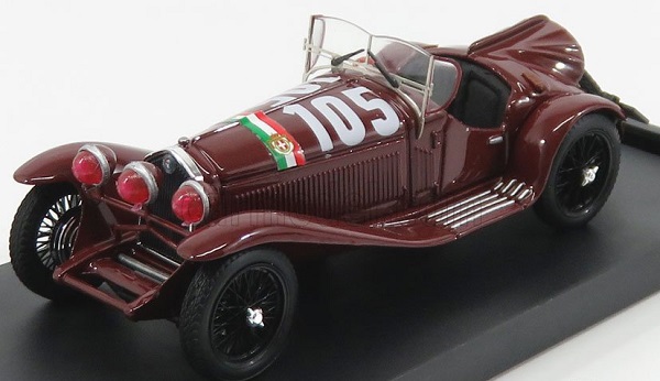Alfa Romeo 2300 №105 Mille Miglia (Tazio Giorgio Nuvolari - Giovan Battista Guidotti) R078B Модель 1:43