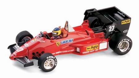 Модель 1:43 Ferrari 126 C4 GP №27 Belgium (Michele Alboreto) (with driver)