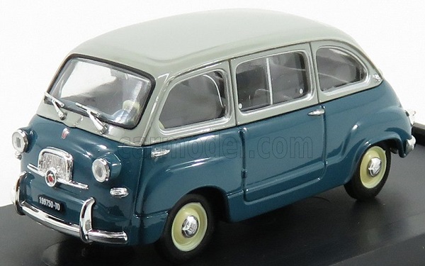 FIAT 600 MULTIPLA BERLINA I SERIES (1956), LIGHT BLUE LIGHT GREY R250-13-UPD Модель 1:43