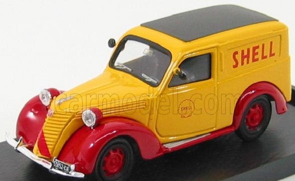 fiat 1100 e van shell - scuderia ferrari gp monza 1958, yellow red R328-UPD Модель 1:43