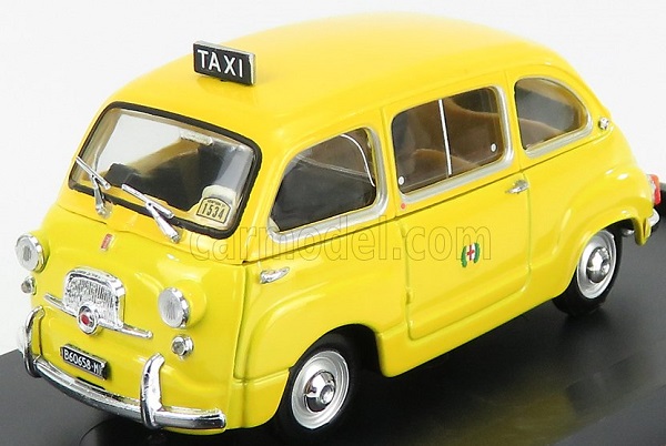 fiat 600d multipla taxi milano (1970), yellow R334B Модель 1:43