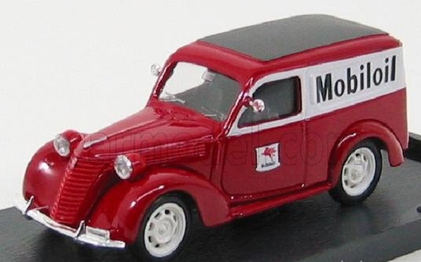 FIAT 1100 E Van Mobiloil 1956, Red White