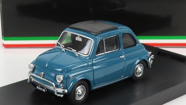 Модель 1:43 FIAT 500l 1968 - Tetto Aperto - Open Roof, Blu Turchese - Light Blue