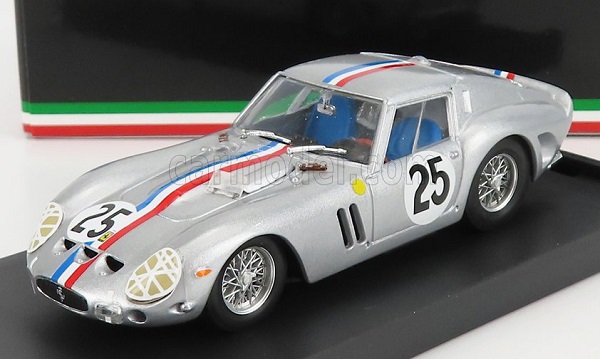 Модель 1:43 FERRARI 250 Gto 3.0l V12 Coupe Team Ecurie Francorchamps N25 24h Le Mans (1963) L.Dernier - P.Dumay, silver