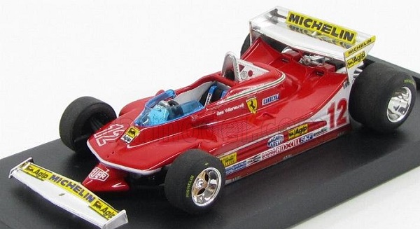 Модель 1:43 FERRARI F1 312t4 N 12 Prove Ala Posteriore Ovest Usa GP (1979) Gilles Villeneuve, red