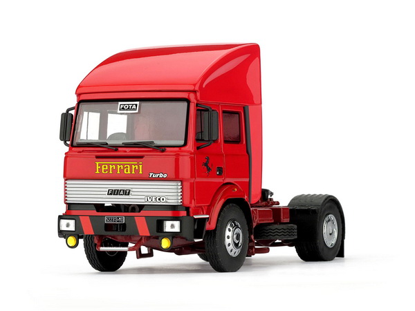 Модель 1:43 FIAT IVECO 190 Tractor Truck F1 Scoderia Ferrari Car Transporter (L.E.250pcs)