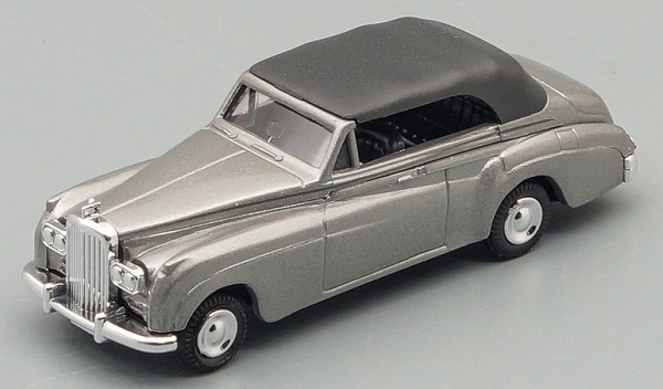 Модель 1:87 BENTLEY Series III Convertible, top up (1963), graymetallic / black