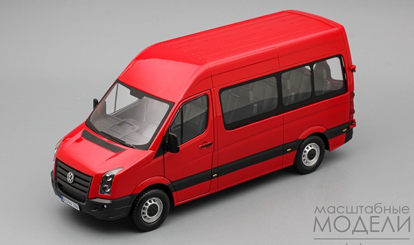 Модель 1:24 Volkswagen Crafter Bus - red