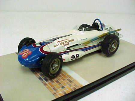 Модель 1:18 Watson Roadster Indy 500 winner Parnelli Jones №98 «Agajanian Willard Battery Special»