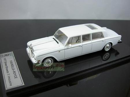 rolls-royce silver shadow ii limousine - white 43C1008A Модель 1:43